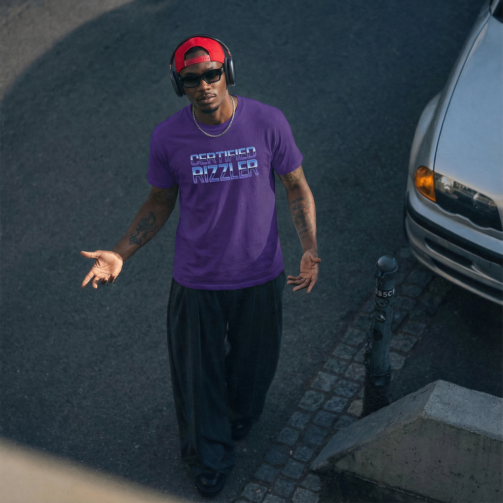 Certified Rizzler Streetwear Tee — Viral Drip Graphic T-Shirt